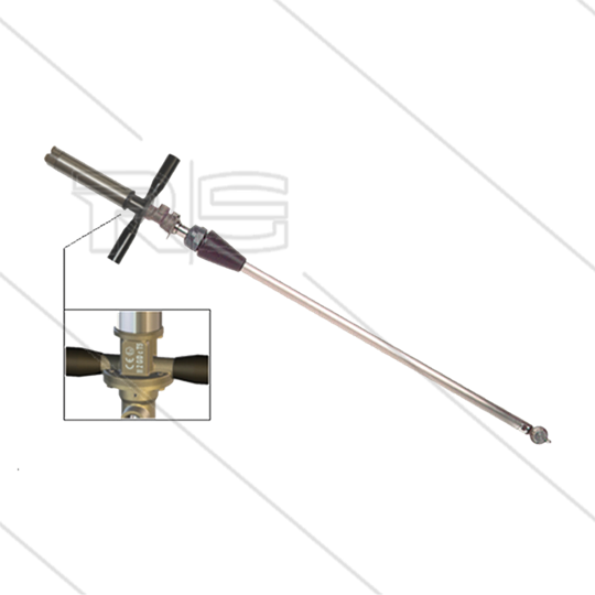 M63PA - luftbetrieben Fassreiniger - Ø45 mm - 140 Bar - 15 bis 50 l/min - Rohrlänge: 650mm