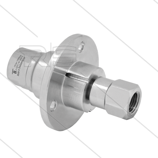 DXF Drehgelenk - dreifach gelagert - 2 x 3/8&quot; IG - 170 Bar - NW6 - 2000 U/min - max 120°C