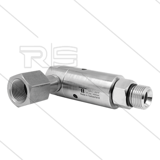 DYL Winkeldrehgelenk - dreifach gelagert - 3/8&quot; IG x 3/8&quot; AG - 275 Bar - NW6 - 2000 U/min