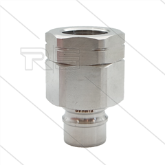 Snap-Tite - Nippel - mit Ventil - Edelstahl - 138 bar - 3/4&quot; IG