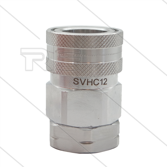 Snap-Tite - Kupplung - mit Ventil - Edelstahl - 138 bar - 3/4&quot; IG