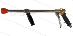 Weitwurflanze mit Handgriff - verstellbar - L=600mm - 60 Bar - 60 l/min - max 60°C - Düse 3,0mm