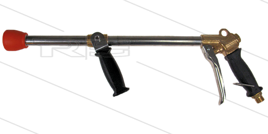 Weitwurflanze mit Handgriff - verstellbar - L=600mm - 60 Bar - 60 l/min - max 60°C - Düse 3,0mm
