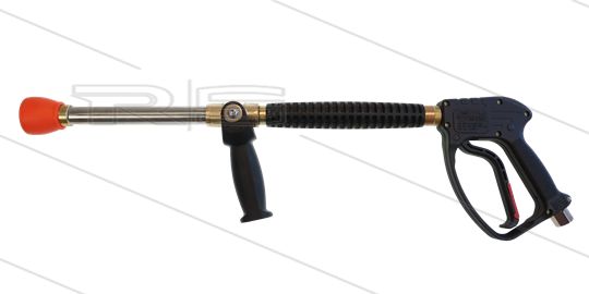 Weitwurflanze - verstellbar - mit RL30 Pistole mit Drehgelenk- L=768mm - 250 Bar - 40 l/min