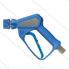 ST2720 HD-Pistole - Edelstahl - mit Drehgelenk - 125 Bar - 80 l/min - max 150°C - 1/2" IG x ST3100 kupplung