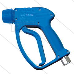 RL82 Edelstahl Pistole - mit Drehgelenk - 125 Bar - 80 l/min - max 160°C - 1/2&quot; IG x ARS178 kupplung