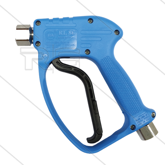 RL86 Edelstahl 316 Pistole - mit Drehgelenk - 180 Bar - 80 l/min - max 160°C - 2 x 1/2&quot; IG