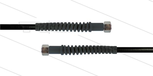 Carwash Titan-Slide Schlauch schwarz DN06 - 3,5m - 2x M14x1,5 (8L) DKOL - 2x SKS - 300 Bar