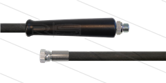 HD-Schlauch schwarz 1SC-10 - 35m - 3/8" AGR x 1/2" DKR - 1x GKS - 250 Bar