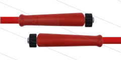 HD-Schlauch rot 2SN-Plus-10 - 10m - 2x M22x1,5 HV VA - 2 x GKS rot - 500 Bar