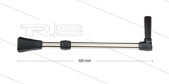 RP28-H Doppellanze - L=680mm - VA - Seitengriff - ohne isolierung - inkl. ND-Düse - 250 Bar - 1/4" IG