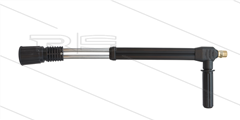 LD9 Doppellanze verlängerung - L=500mm - Edelstahl - mit Seitengriff - ohne isolierung - 250 Bar - max 160°C - ohne Düse - AR5 M22x1,5 A