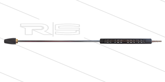 Düsenrohr VA 1000mm mit TN255 Rotordüse 055 - Isohalbschalen und KEW Langnippel - 255bar 