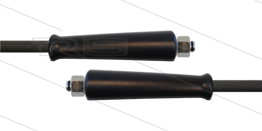 HD-Schlauch schwarz 1SN-10 - 15m - 2x M18x1,5 (12L) DKOL - 2x GKS - 210 bar