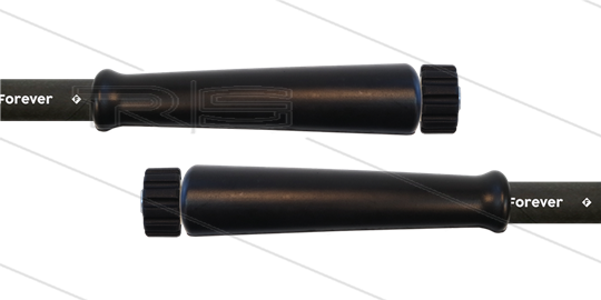HD-Schlauch schwarz 2SCX-12 - Forever - 15m - 2x M22x1,5 HV - 2x GKS - 400 Bar
