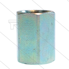 Muffe 2x 1/4&quot; IG - Stahl