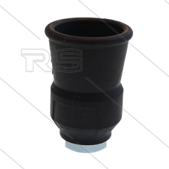 Düsenschutz 1/4&quot; IG - Stahl - Gummi - schwarz - für MT-Lanze
