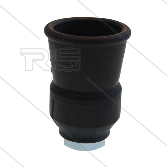 Düsenschutz 1/4&quot; IG - Stahl - Gummi - schwarz - für MT-Lanze