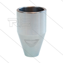 Düsenschutz 1/4&quot; IG - Edelstahl - konisch