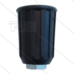 Düsenschutz 1/4" IG - Stahl - Gummi - schwarz