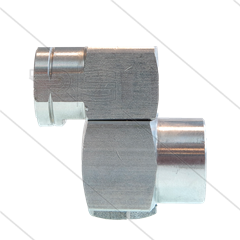 ST330 - Düsenhalter - Edelstahl - schwenkbar - 310 Bar - 45 l/min - max 150°C - 2 x 1/4&quot; IG