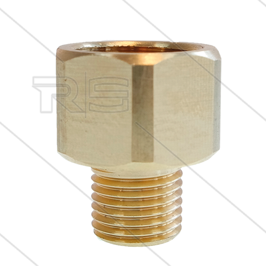 Adapter M18x1,5 IG x 1/4&quot; AG - Messing - 1-teilig