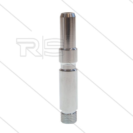 Langnippel 1/4&quot; AG - Edelstahl - passend zu KEW - Länge 81mm