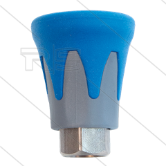 Düsenschutz ST10 - Edelstahl / Kunststoff - blau/grau - 1/4&quot; IG