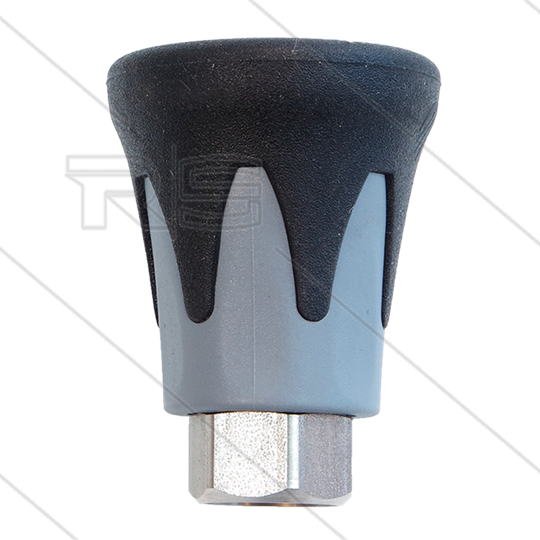 Düsenschutz ST10 - Edelstahl / Kunststoff - schwarz/grau - 1/4&quot; IG