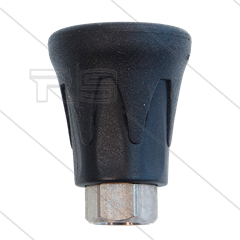 Düsenschutz ST10 - Edelstahl / Kunststoff - schwarz/schwarz - 1/4&quot; IG