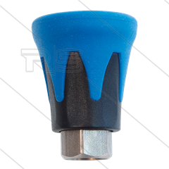 Düsenschutz ST10 - Edelstahl / Kunststoff - blau/schwarz - 1/4&quot; IG