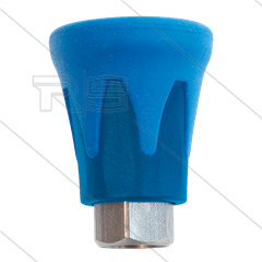 Düsenschutz ST10 - Edelstahl / Kunststoff -  blau/blau - 1/4&quot; IG