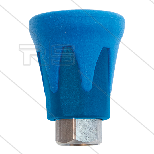 Düsenschutz ST10 - Edelstahl / Kunststoff -  blau/blau - 1/4&quot; IG