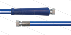 CleanFarm Schlauch blau DN12 - 10m - 2x 1/2&quot; DKR VA - 1 x GKS - 80 Bar