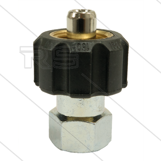 1/2&quot; - Handverschraubung - Messing - 250 Bar - Ø11mm - max 150°C - 3/8&quot; IG