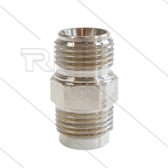 1/2&quot; - Gegennippel - Messing - 250 Bar - Ø11mm - max 150°C - Viton Dichtring - 1/2&quot; AG