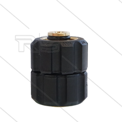 M22x1,5 - Handverschraubung - Messing - 400 Bar - Ø14mm - max 150°C - L=50mm - 2x M22x1,5 IG
