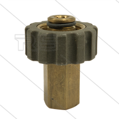 M21x1,5 - Handverschraubung - Messing - 250 Bar - Ø14mm - max 160°C - 1/8&quot; IG