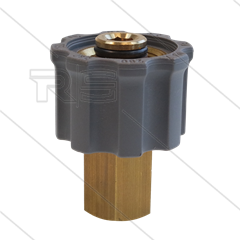M21x1,5 - Handverschraubung - Messing - 250 Bar - Ø14mm - max 160°C - 1/4&quot; IG