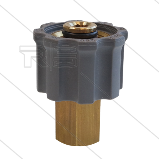 M21x1,5 - Handverschraubung - Messing - 250 Bar - Ø14mm - max 160°C - 1/4&quot; IG
