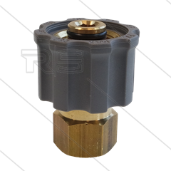 M21x1,5 - Handverschraubung - Messing - 250 Bar - Ø14mm - max 160°C - 3/8&quot; IG