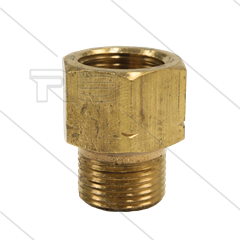 M21x1,5 - Gegennippel - Messing - 250 Bar - Ø14mm - max 160°C - 1/2&quot; IG