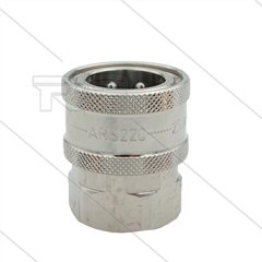 ARS220 - Kupplung - Messing - 220 Bar - max 90°C - passend zu Nilfisk-Alto - 3/8&quot; IG