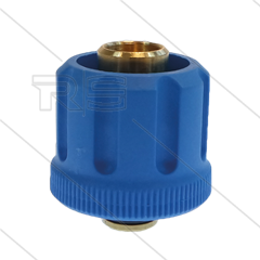 AR8 - M24x1,5 -  Handverschraubung - Messing - 350 Bar - Ø14mm - max 160°C - 1/4&quot; IG