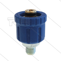 ARF40 (AR8) - M24x1,5 - Handverschraubung - Messing - 350 Bar - Ø14mm - max 160°C - 1/4&quot; AG