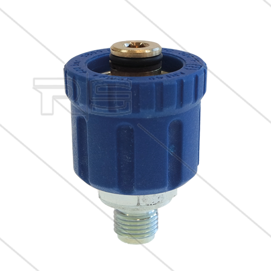 ARF40 (AR8) - M24x1,5 - Handverschraubung - Messing - 350 Bar - Ø14mm - max 160°C - 1/4&quot; AG