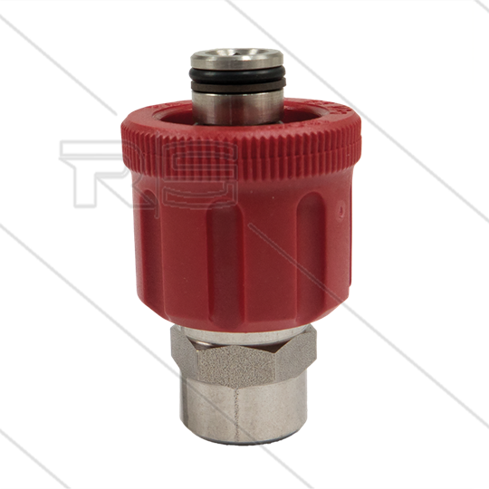 AR9 - M24x1.5 - Handverschraubung - Edelstahl - 600 Bar - Ø15mm - max 160°C - 3/8" IG