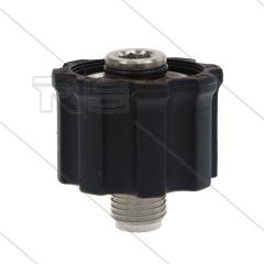 AR5 - M22x1,5 - Handverschraubung - Edelstahl - 250 Bar - Ø14mm - Drehbar unter druck - 1/4&quot; AG