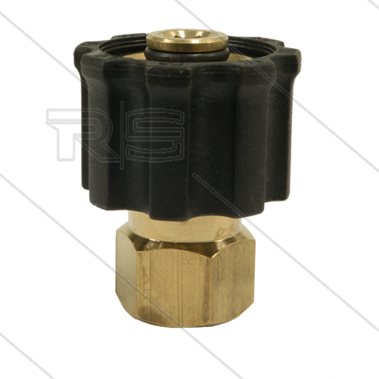AR1 - M22x1,5 - Handverschraubung - Messing - 250 Bar - Ø14mm - max 160°C - 3/8&quot; IG