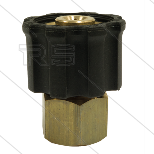 AR1 - M22x1,5 - Handverschraubung - Messing - 250 Bar - Ø15mm - max 160°C - 3/8&quot; IG
